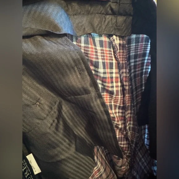 Lauren Ralph Lauren Red Plaid Flat Front Cotton Pants 36x29 India White Blue - Picture 9 of 9